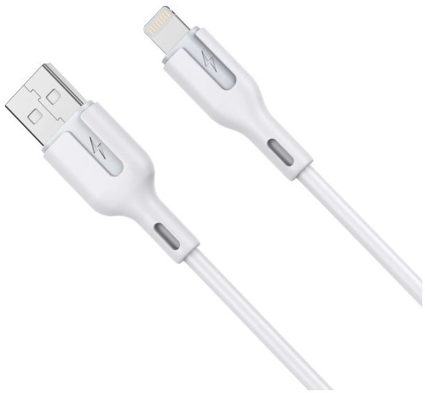 Дата кабель Choetech USB 2.0 AM to Lightning 1.0m 2.4A white (XAL-0003-WH-V2) фото