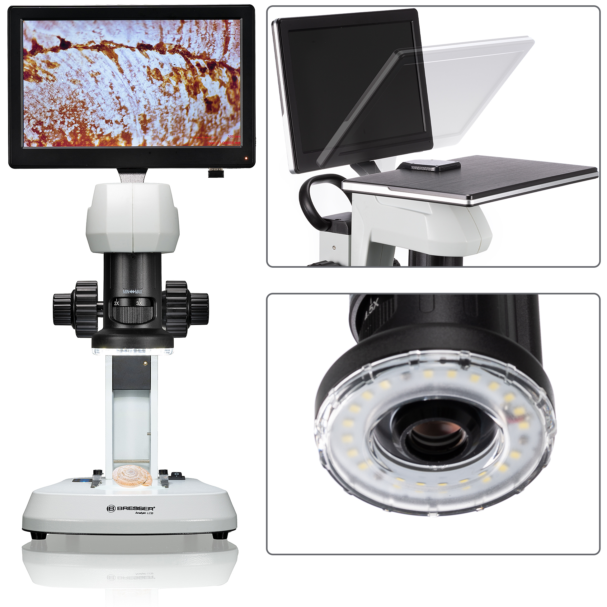 Мікроскоп Bresser Analyth LCD (5809100/10979) фото