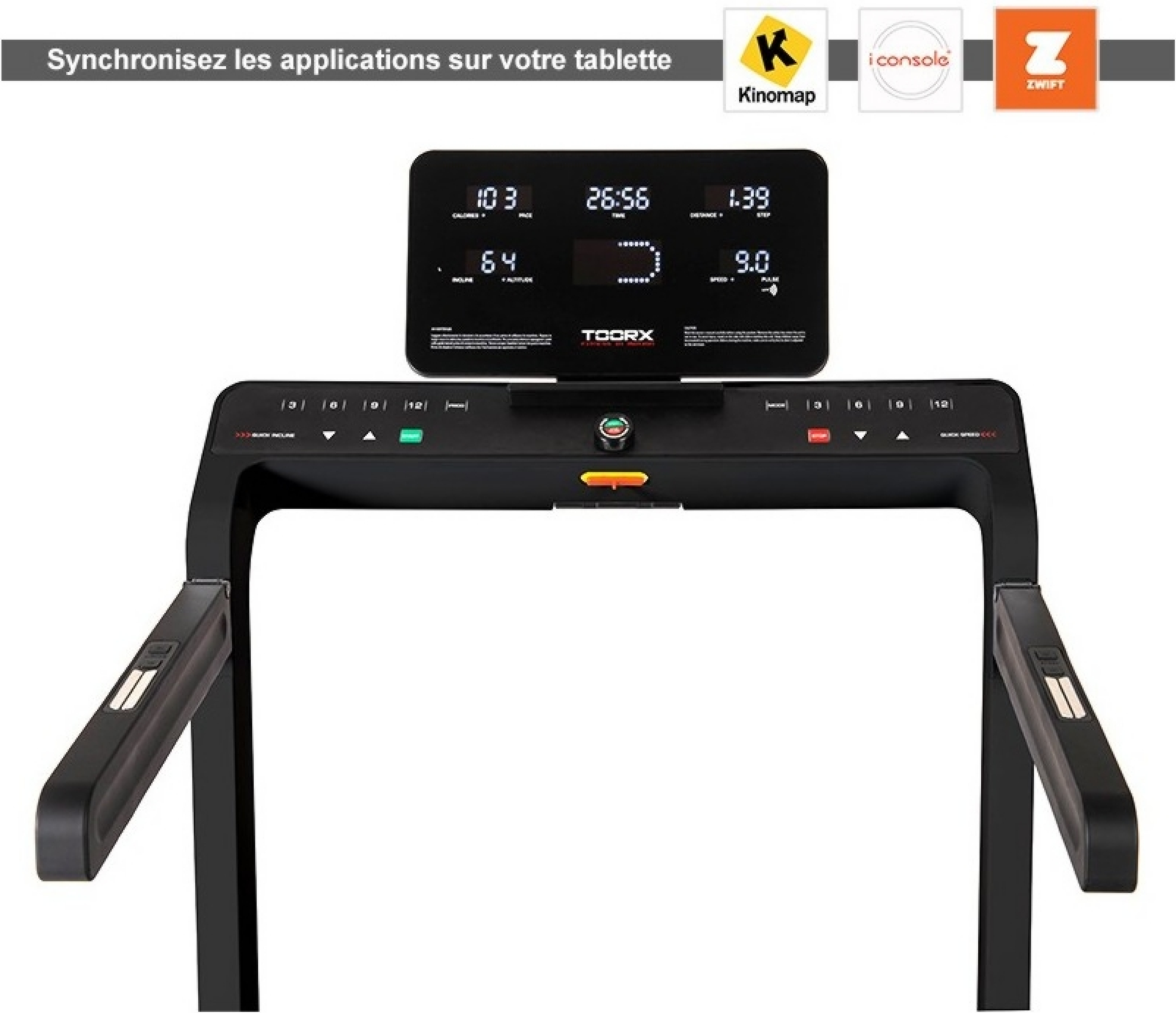 Беговая дорожка Toorx Mirage C60 Black (MIRAGE-C60-B) фото