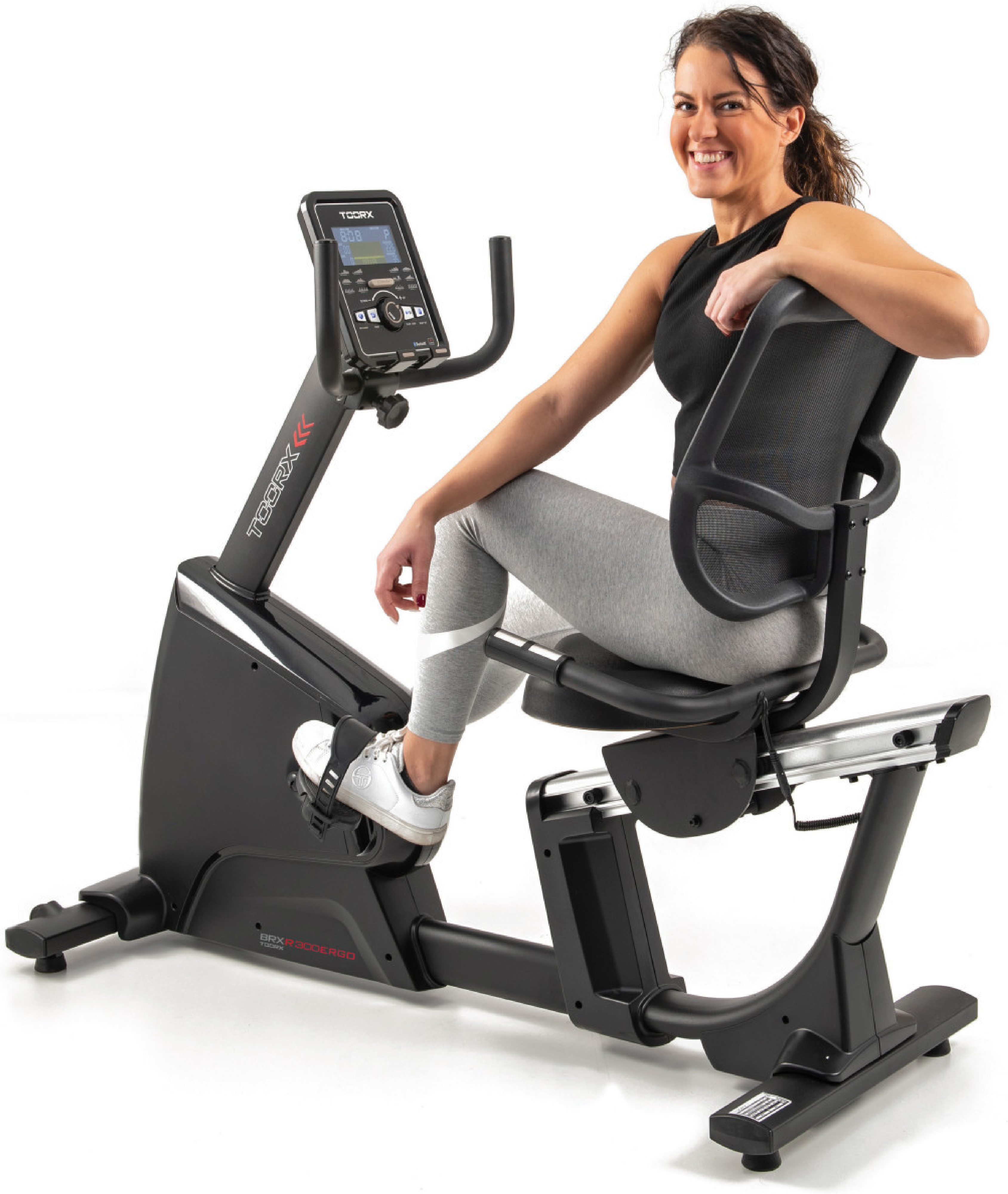 Горизонтальный велоэргометр Toorx Recumbent Bike BRXR 300 ERGO (BRX-R300ERGO) фото2