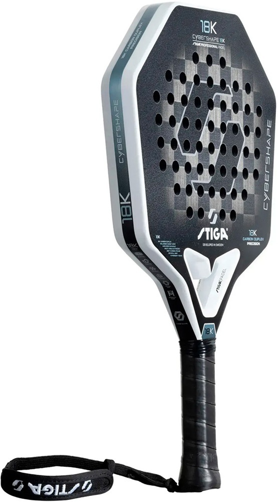 Ракетка для падел тенниса Stiga Racket 18K Cybershape (2202-1701-03) фото2