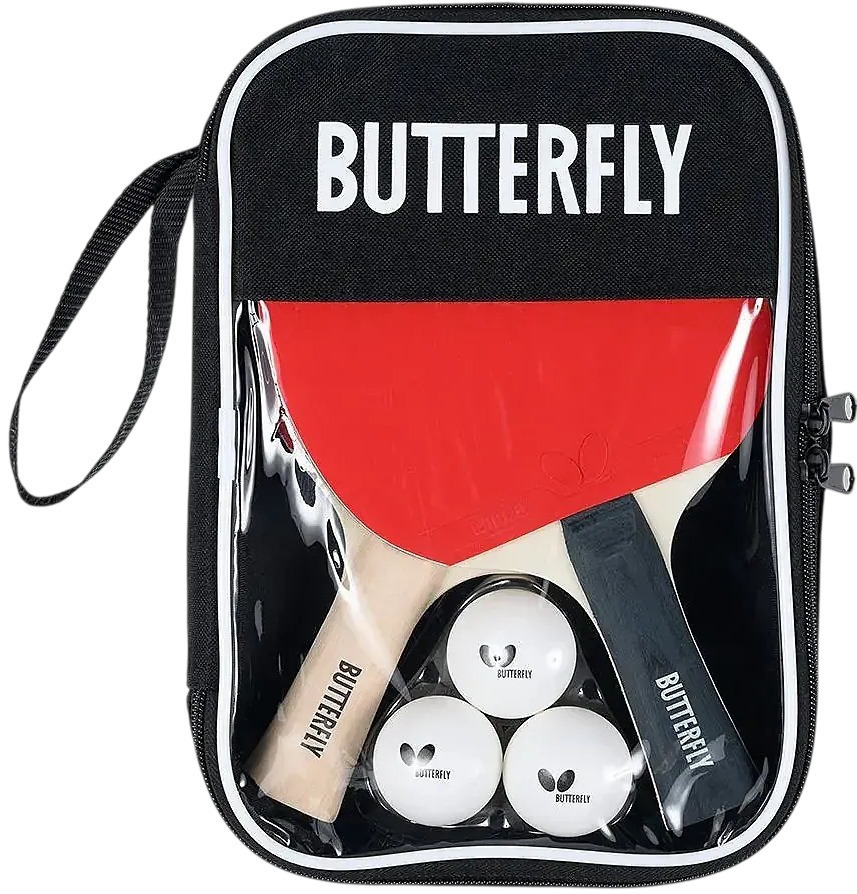 Набор для настольного тенниса Butterfly Racket Set Easy 2 Bats 3 Balls (6257623202) фото2