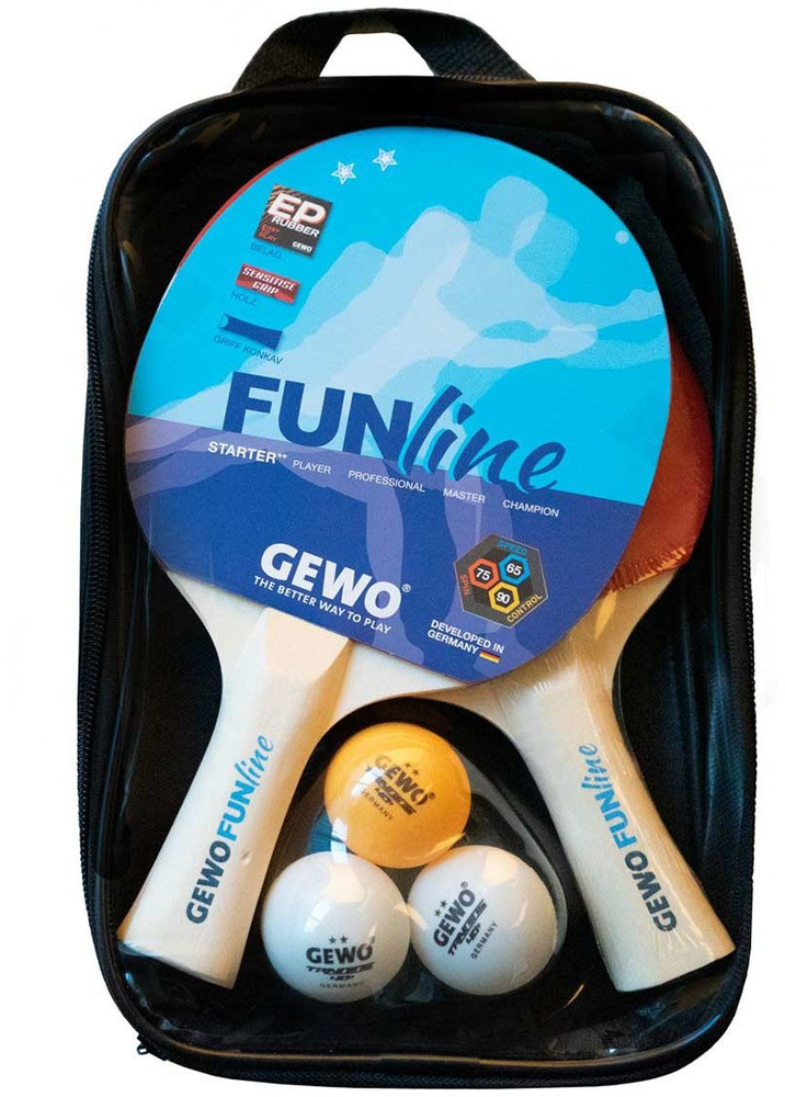 Набір для настільного тенісу Gewo Double-Fun + сітка Flexx (103360000) фото4