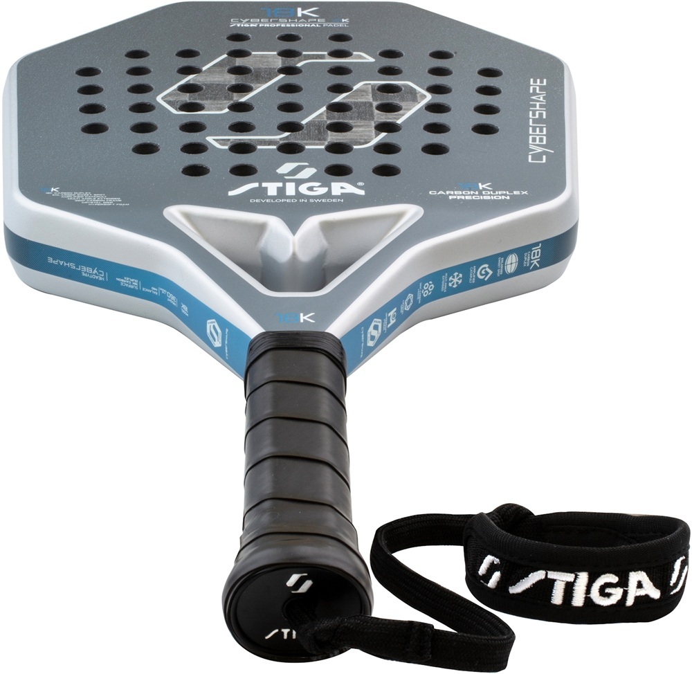 Ракетка для падел тенісу Stiga Racket 18K Cybershape 2V (2202-1722-03) фото3