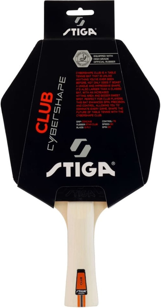 Ракетка для настільного тенісу Stiga Club Cybershape FL (1210-1403-35) фото3