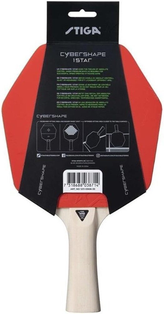 Ракетка для настільного тенісу Stiga Cybershape 1 Star FL (1211-0906-35) фото3