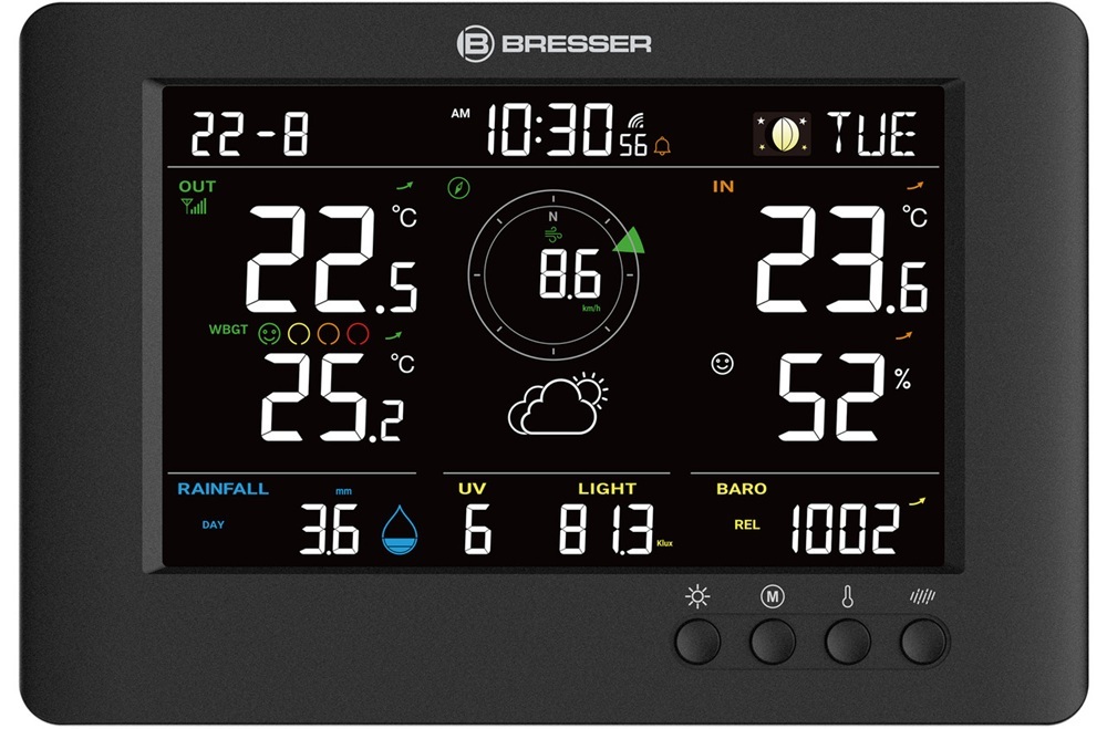 Метеостанція Bresser 8-in-1 ClearViewTB (11524) фото2