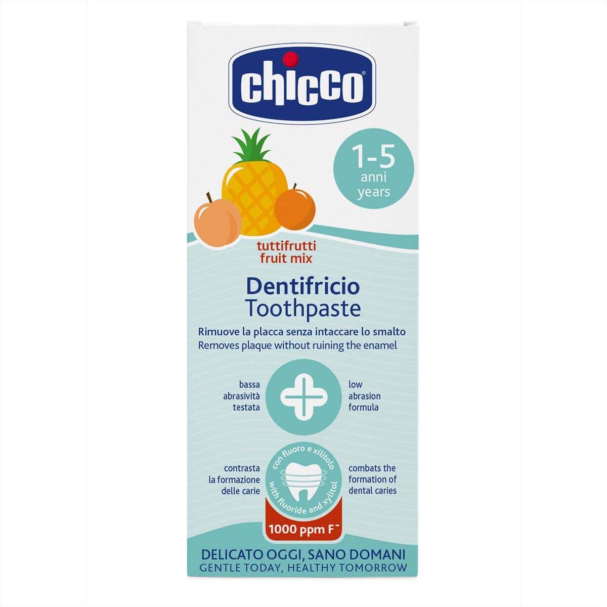 Зубна паста Chicco Tutti Frutti, з фтором, 50 мл (10608.00) фото2
