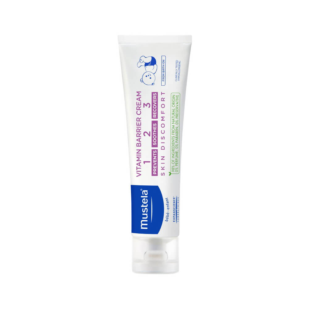 Защитный крем под подгузник Mustela Vitamin Barrier Cream 100 мл фото2