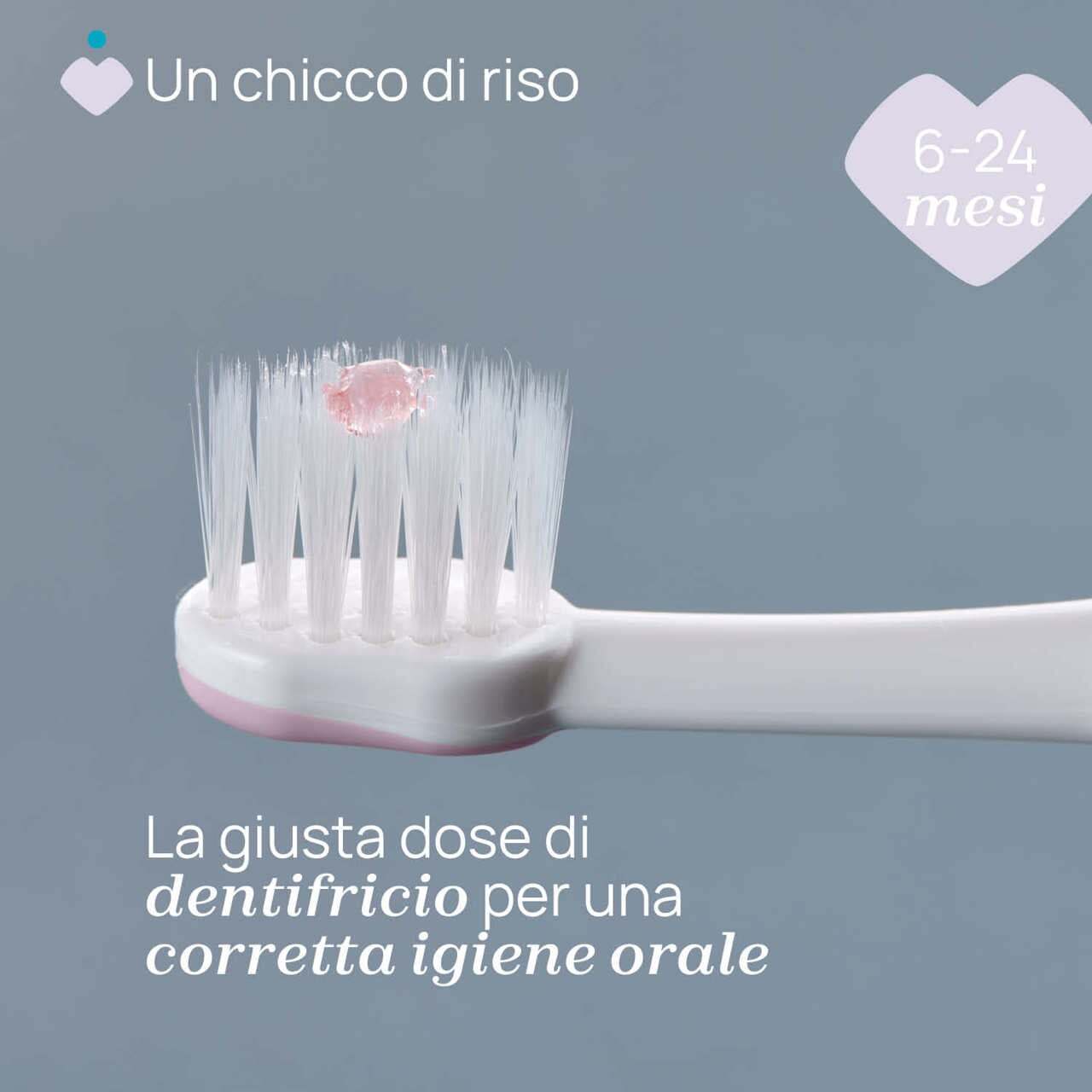 Зубная щетка Chicco для первых зубов, 6-36 мес. розовая (12081.00) фото5