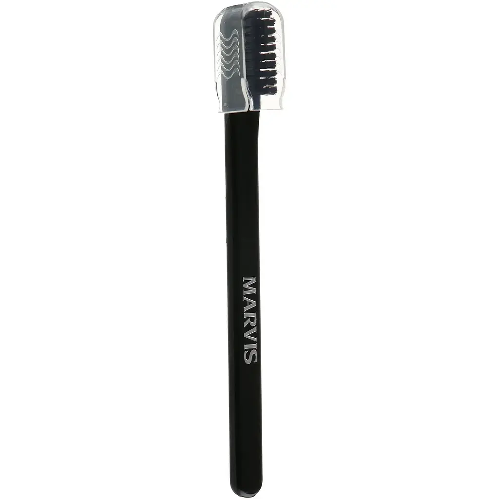 Зубная щетка Marvis Toothbrush Medium, средняя, черный фото3