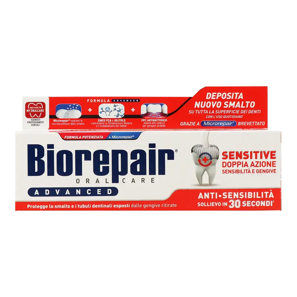 Зубна паста Biorepair Позбавлення чутливості подвійна дія 75 мл фото3