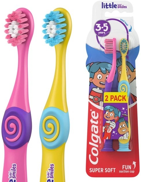 Зубна щітка Colgate дитяча супер м’яка 2 шт. фото3