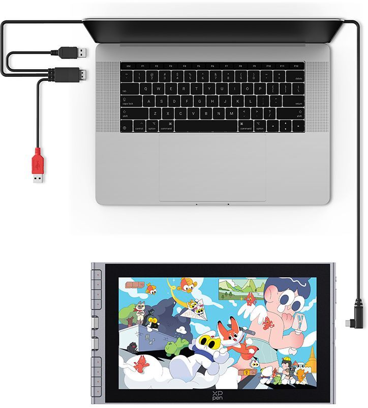 Монитор-планшет XP-pen Artist12 Pen Display (3nd Gen) серый (CPCD121FH-GR) фото9