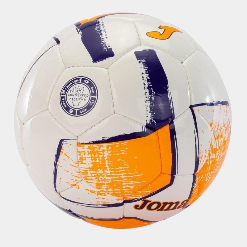 Мяч футбольный Joma DALI II 400649.214.5 5 Бело-оранжевый (8445757552167) фото3