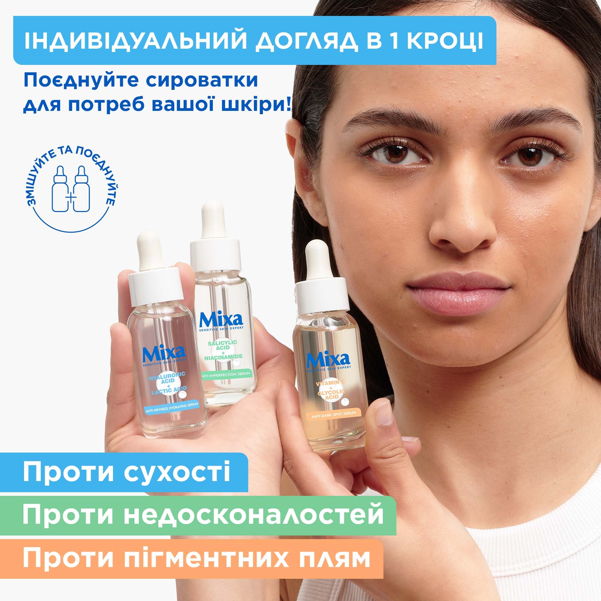 Сыворотка Mixa для сияния тусклой чувствительной кожи лица 30 мл фото9