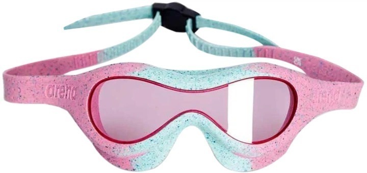 Очки-маска для плавания Arena SPIDER KIDS MASK 004287-902 OSFM Розово-бирюзовый (3468336926345) фото2