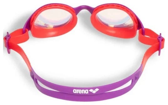 Очки для плавания Arena AIR JR MIRROR 009273-100 OSFM Фиолетово-красный (3468337511670) фото4