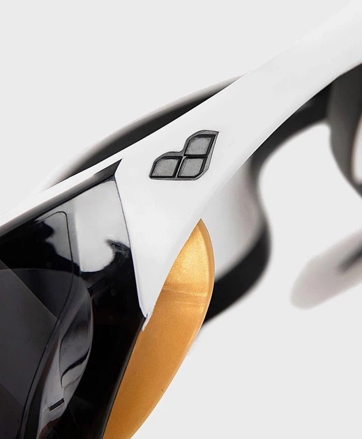 Окуляри для плавання Arena COBRA EDGE SWIPE 006871-110 OSFM Чорно-біло-золотий (3468337082545) фото6