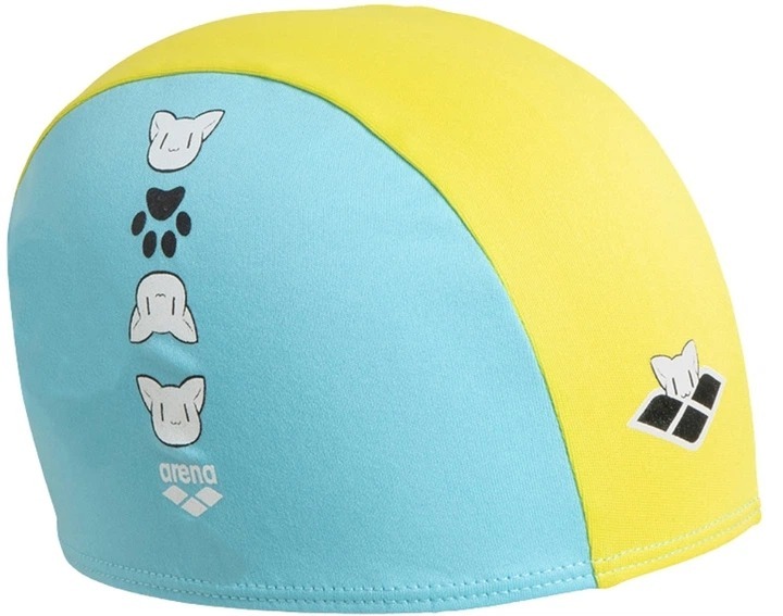 Шапка для плавання Arena FRIENDS KIDS POLYESTER CAP 003994-310 OSFM Жово-блакитний (3468336511848) фото2