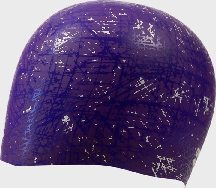 Шапочка для плавания Arena PRINT 2 1E368-275 One Size Фиолетовый (3468337644002) фото3