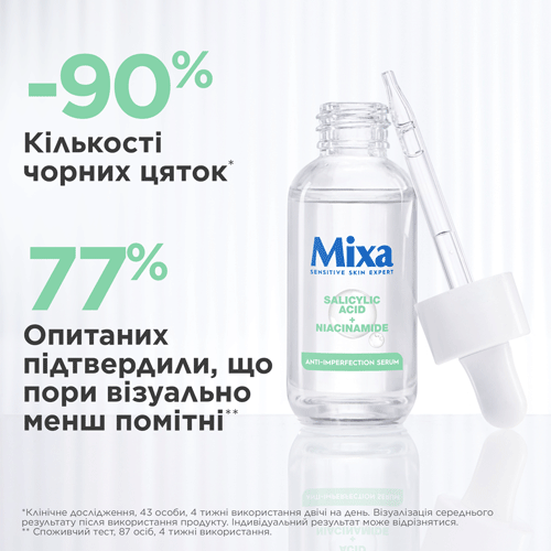 Сыворотка Mixa для проблемной чувствительной кожи лица 30 мл фото6