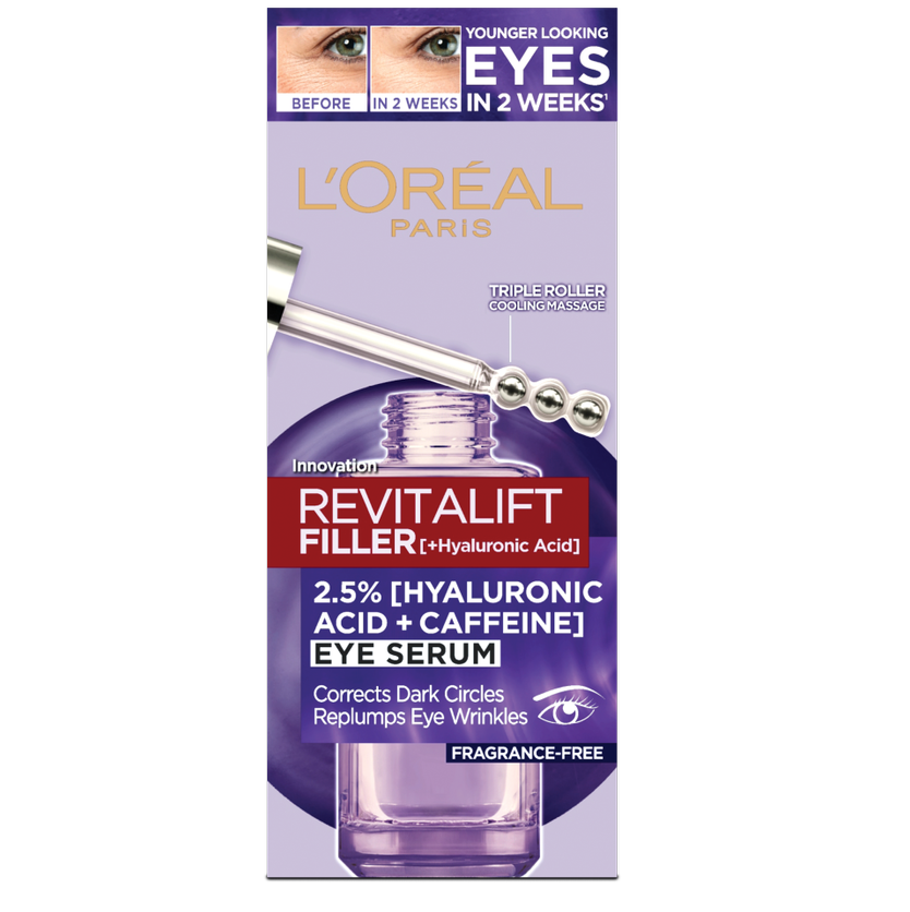 Сыворотка-филлер L'Oreal Paris Revitalift для кожи вокруг глаз, 20 мл (AA408800) фото