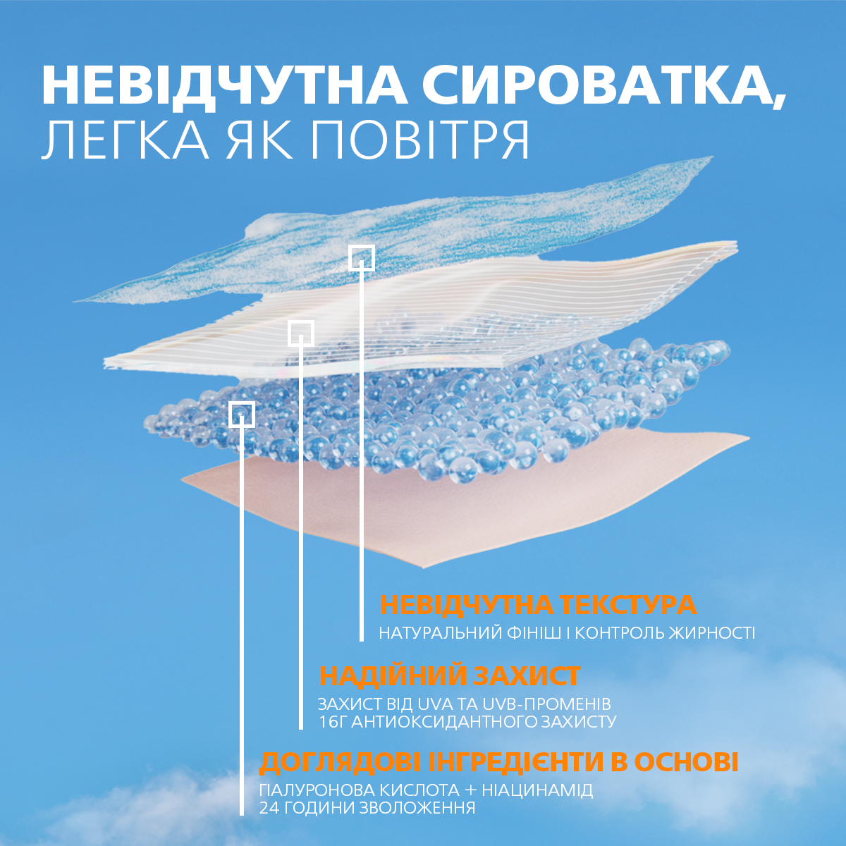 Сыворотка для лица La Roche-Posay Anthelios SPF50+ увлажняющая солнцезащитная с антиоксидантами 50 мл фото4