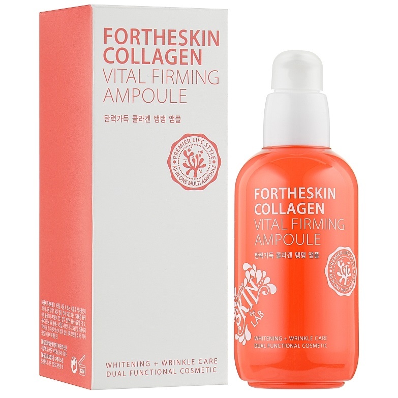 Сыворотка для лица Fortheskin Collagen Vital Firming Ampoule с коллагеном, 100 мл фото2