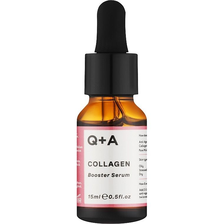 Сыворотка для лица Q+A Collagen Booster Serum с коллагеном 15 мл фото2