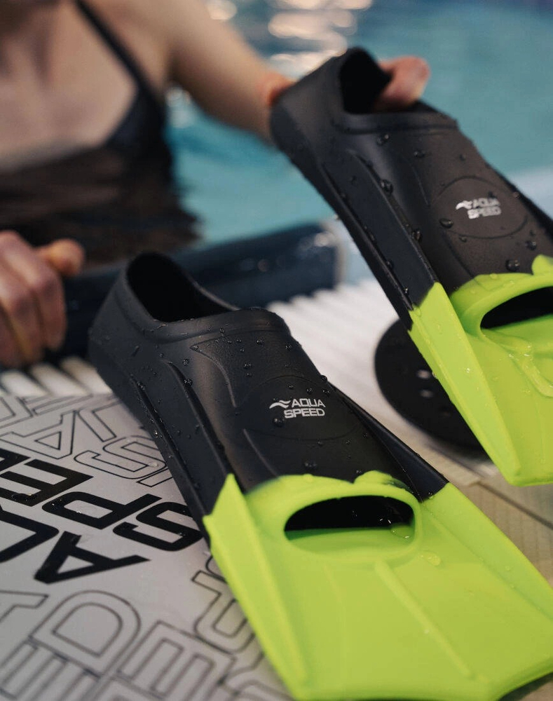 Ласты Aqua Speed TRAINING FINS 5637 137-38 47-48 Черно-зеленый (5908217656377) фото4