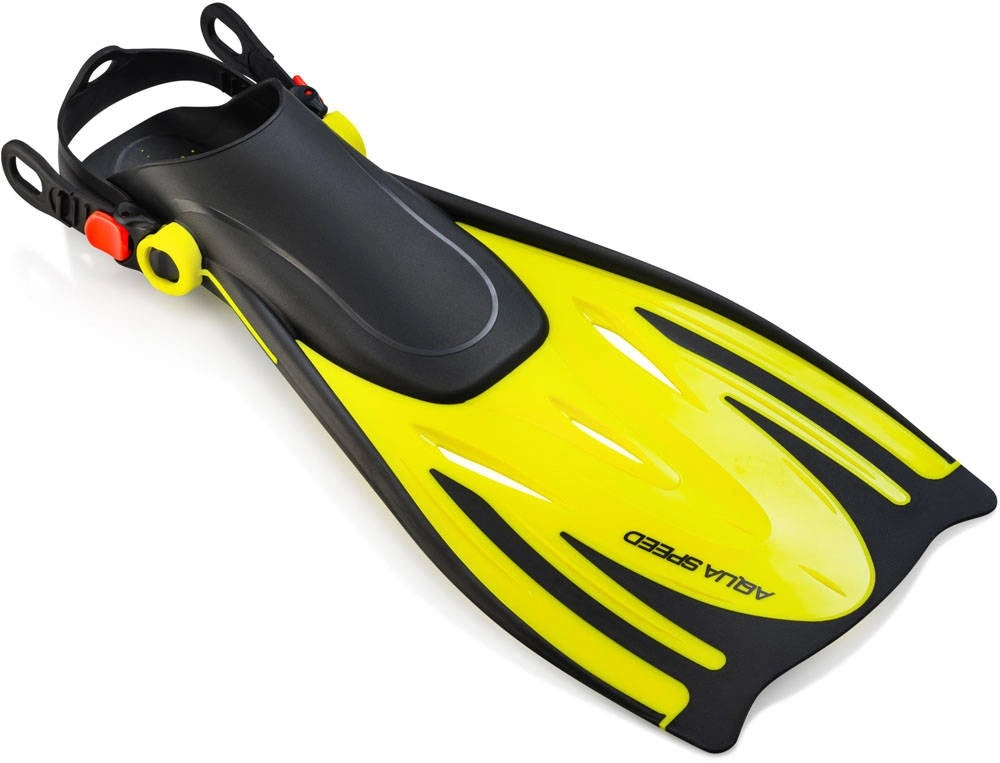 Ласты Aqua Speed WOMBAT 531-18-2 529-18 42-45 Желто-черный (5908217630391) фото2