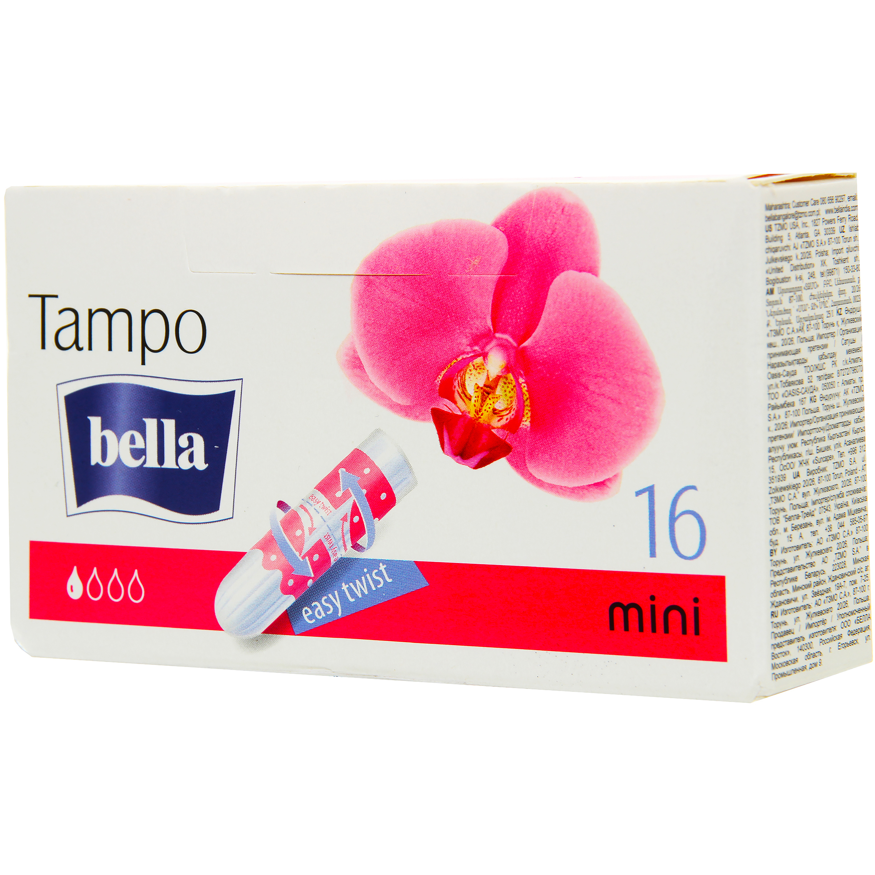 Тампоны гигиенические Bella Tampo Premium Comfort mini, 16 шт. фото