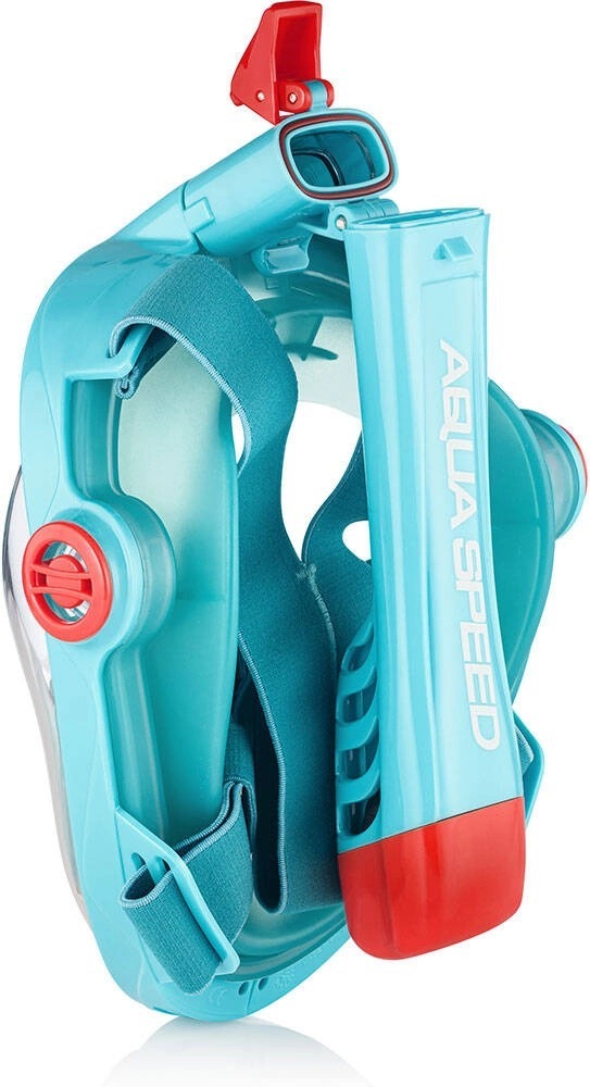 Полнолицевая маска Aqua Speed SPECTRA 2.0 KID 7083 248-02 L Бирюзово-красный (5908217670830) фото