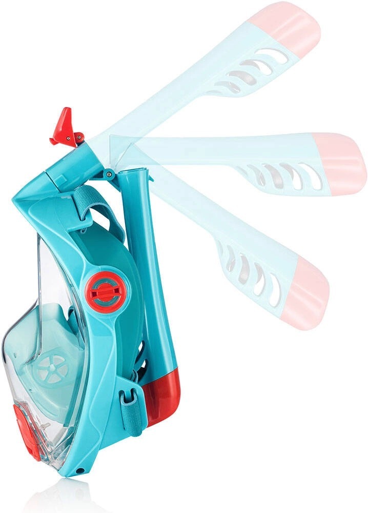 Полнолицевая маска Aqua Speed SPECTRA 2.0 KID 7083 248-02 L Бирюзово-красный (5908217670830) фото