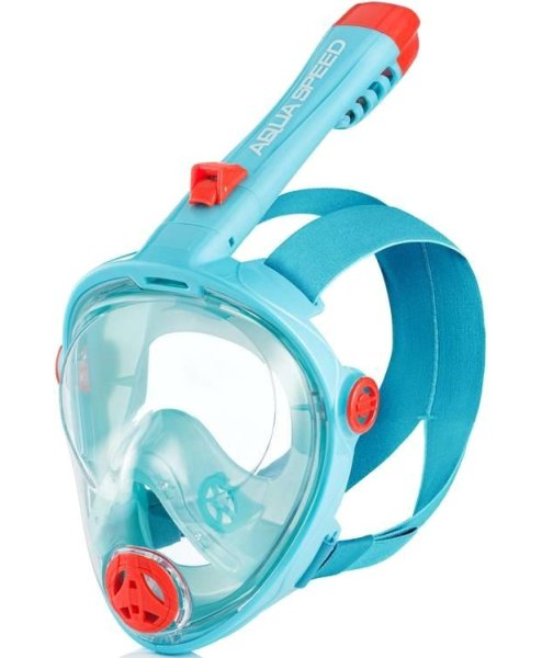 Полнолицевая маска Aqua Speed SPECTRA 2.0 KID 7080 248-02 S Бирюзовый (5908217670809) фото2