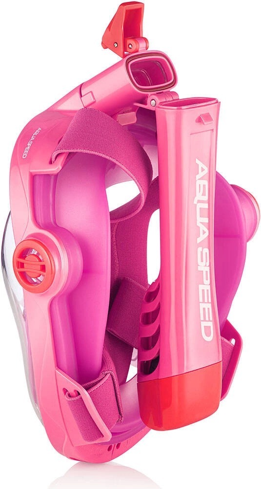 Полнолицевая маска Aqua Speed SPECTRA 2.0 KID 7081 248-03 S Розово-красный (5908217670816) фото