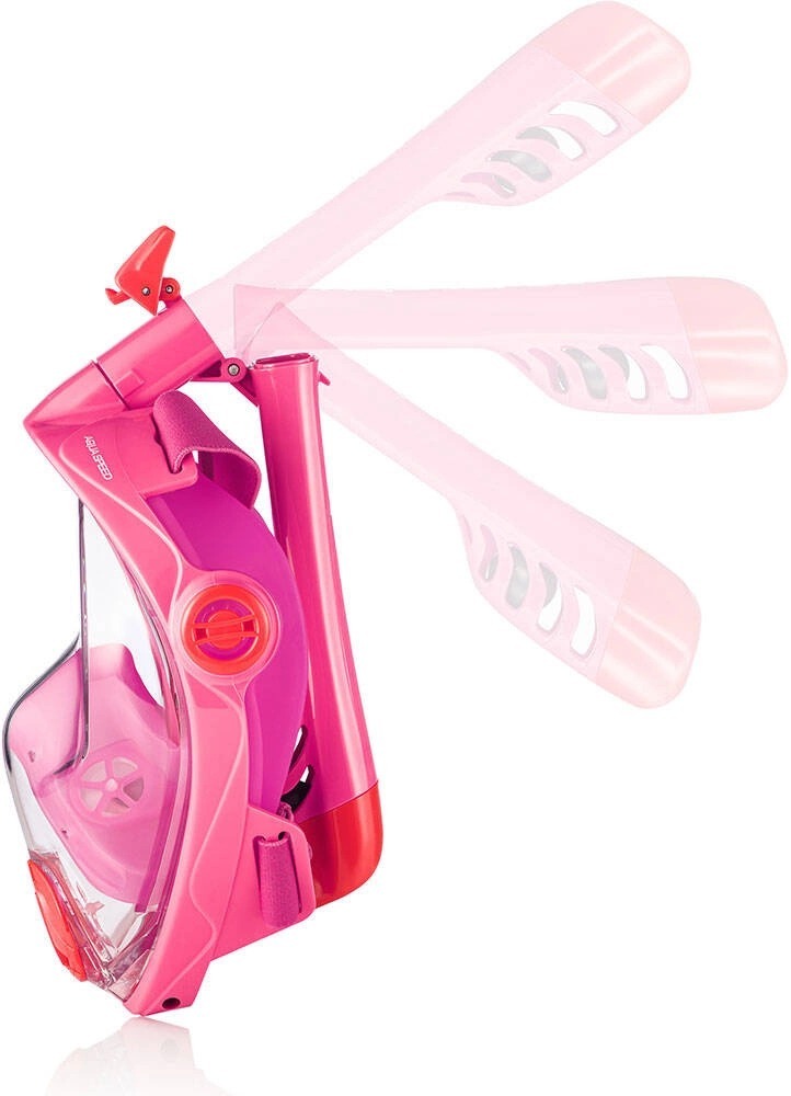 Полнолицевая маска Aqua Speed SPECTRA 2.0 KID 7081 248-03 S Розово-красный (5908217670816) фото