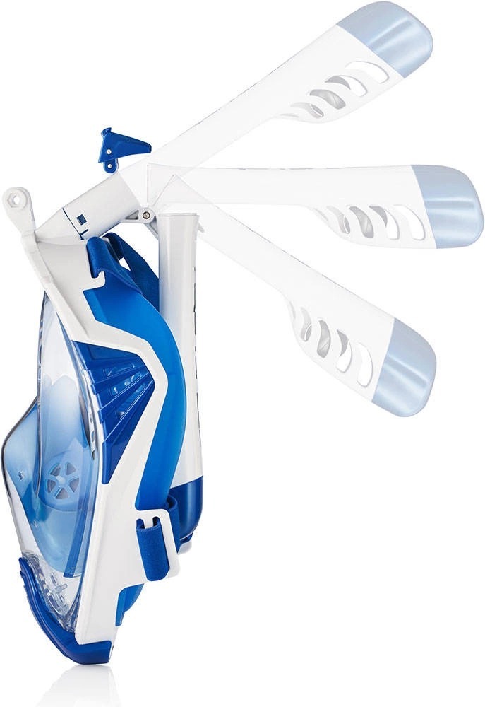 Повнолицьова маска Aqua Speed DRIFT 7086 249-51 S/M Біло-синій (5908217670861) фото4
