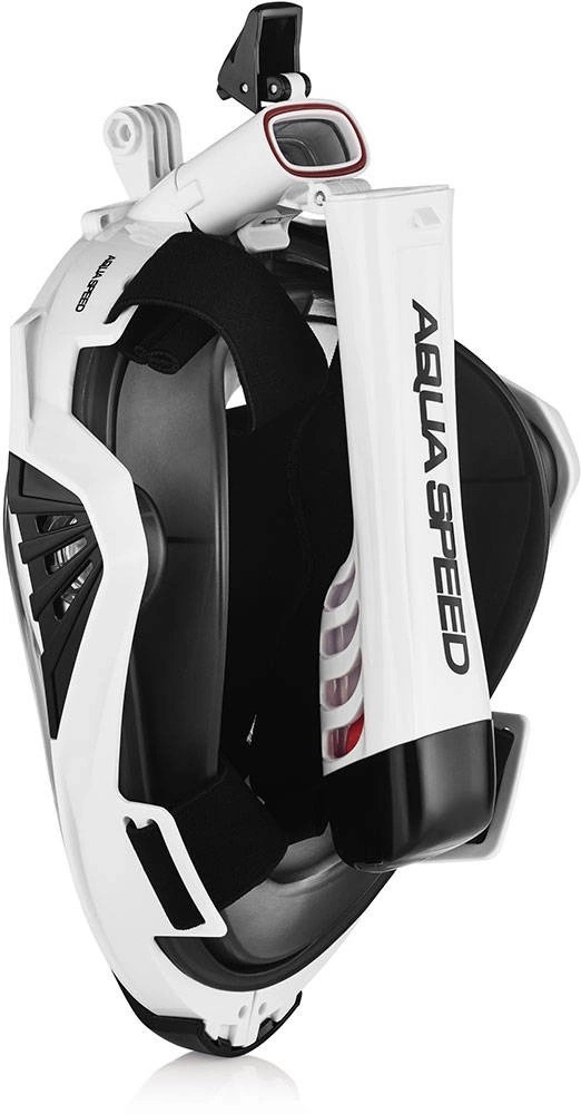 Полнолицевая маска Aqua Speed DRIFT 7087 249-57 S/M Черно-белый (5908217670878) фото3