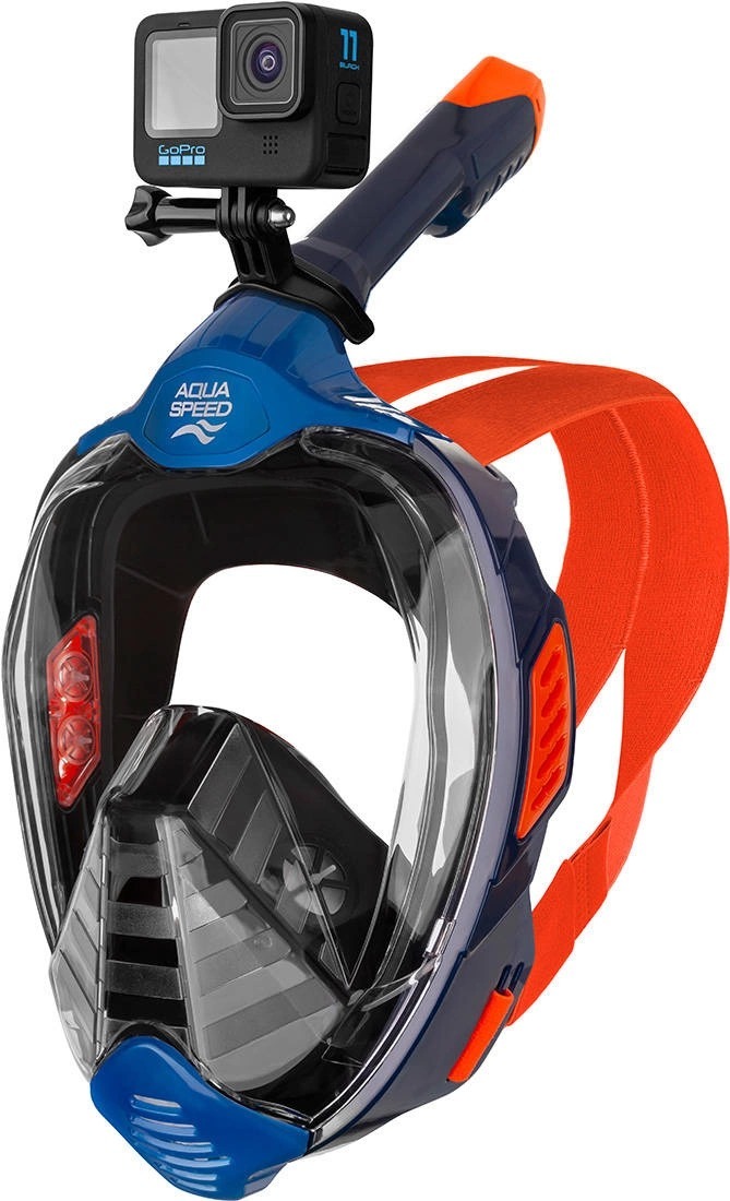 Полнолицевая маска Aqua Speed VEIFA ZX 9856 554-10 S/M Сине-красный (5908217698568) фото2