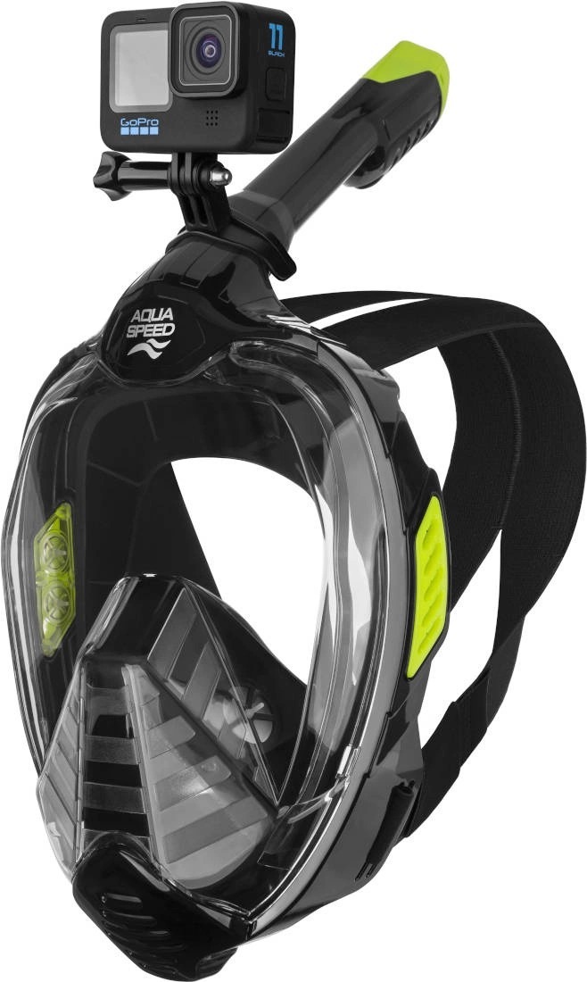 Полнолицевая маска Aqua Speed VEIFA ZX 9857 554-38 S/M Черно-желтый (5908217698575) фото2