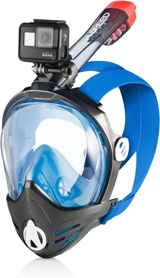 Полнолицевая маска Aqua Speed BRIZO 8739 227-01 S/M Синий (5908217687395) фото