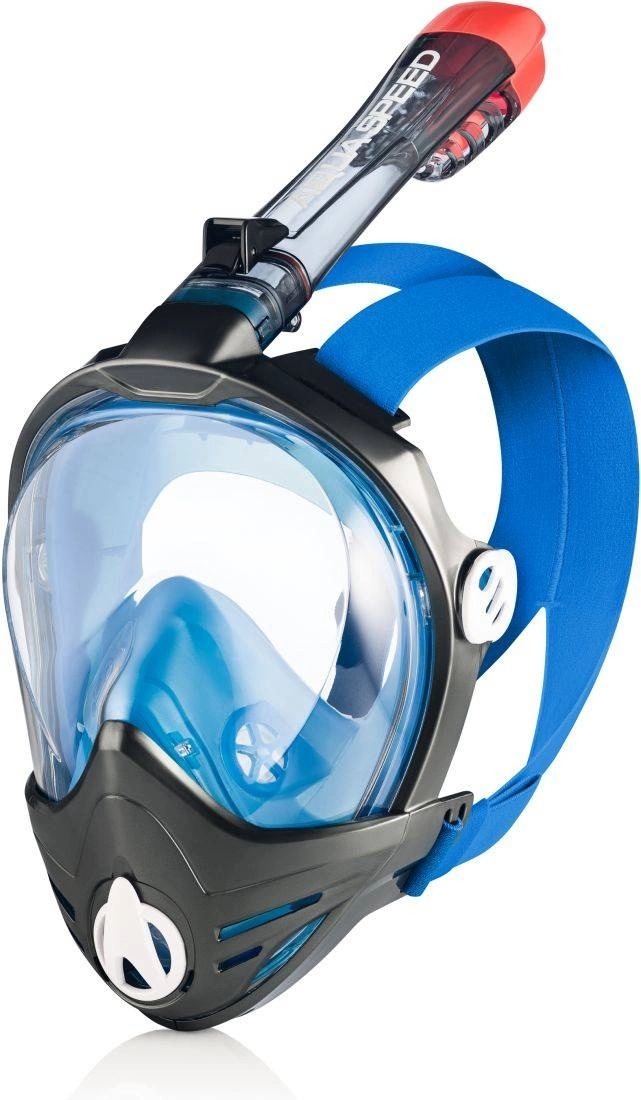 Полнолицевая маска Aqua Speed BRIZO 8739 227-01 S/M Синий (5908217687395) фото