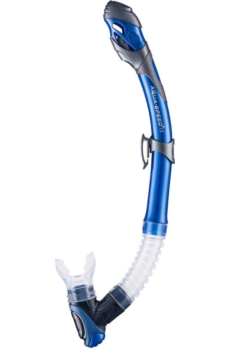 Набор маска и трубка Aqua Speed JAVA + ELBA 8205 614-11 OSFM Синий (5908217682055) фото