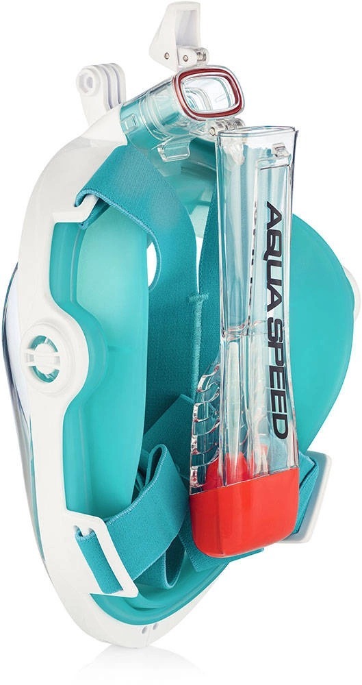 Полнолицевая маска Aqua Speed SPECTRA 2.0 7071 247-02 S/M Голубо-белый (5908217670717) фото3