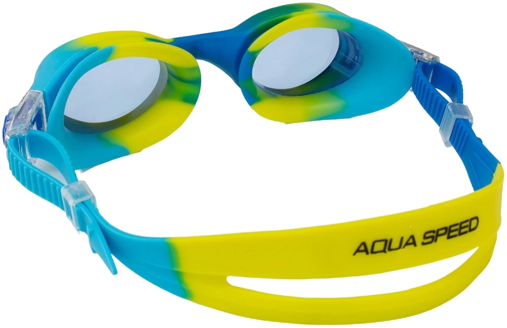 Окуляри для плавання Aqua Speed PEGAZ 7830 209-18 OSFM Синьо-жовто-блакитний (5908217678287) фото2