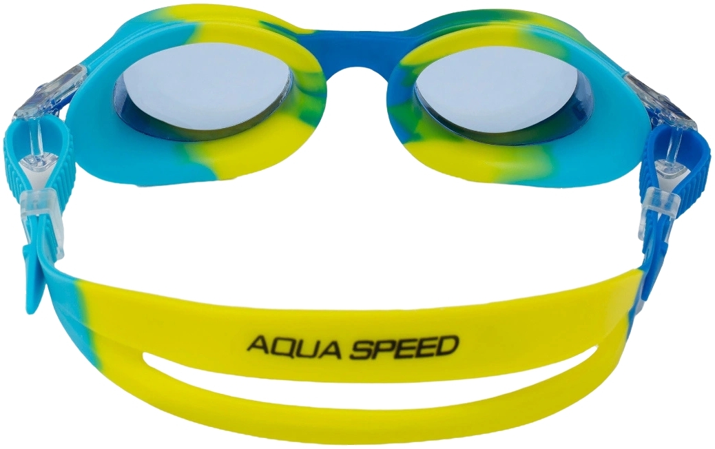 Окуляри для плавання Aqua Speed PEGAZ 7830 209-18 OSFM Синьо-жовто-блакитний (5908217678287) фото4