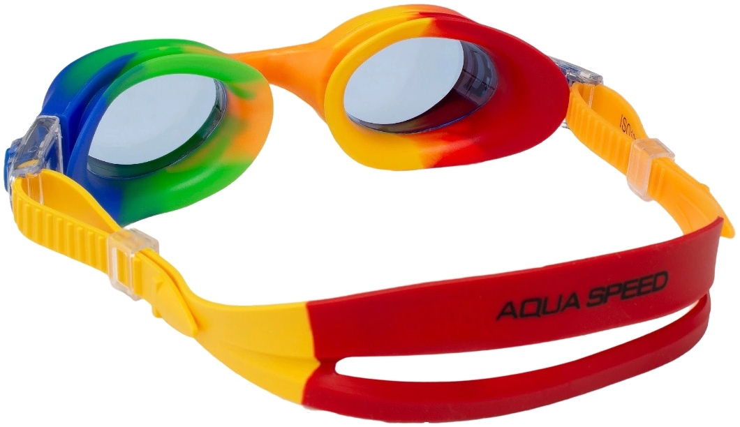 Окуляри для плавання Aqua Speed PEGAZ 7828 209-30 OSFM Жовто-червоно-синій (5908217678300) фото
