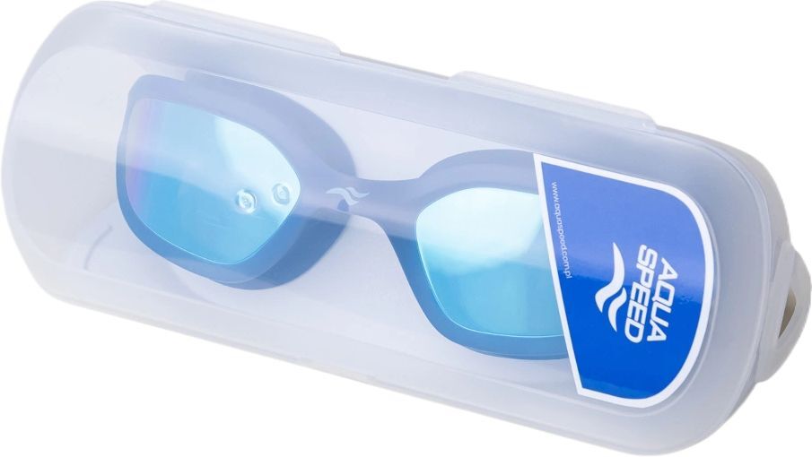 Очки для плавания Aqua Speed EClipsE MIRROR 61413 712-10 OFSM Темно-сине-голубой (5905718614134) фото6
